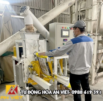 Máy đóng bao vữa keo 3 tấn/giờ